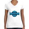 Women's Fine Jersey V-Neck Tee Women's Fine Jersey V-Neck Tee Thumbnail