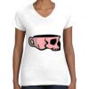 Women's Fine Jersey V-Neck Tee Women's Fine Jersey V-Neck Tee Thumbnail