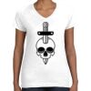 Women's Fine Jersey V-Neck Tee Women's Fine Jersey V-Neck Tee Thumbnail