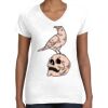 Women's Fine Jersey V-Neck Tee Women's Fine Jersey V-Neck Tee Thumbnail