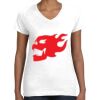 Women's Fine Jersey V-Neck Tee Women's Fine Jersey V-Neck Tee Thumbnail