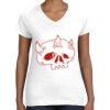 Women's Fine Jersey V-Neck Tee Women's Fine Jersey V-Neck Tee Thumbnail