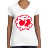 Women's Fine Jersey V-Neck Tee Women's Fine Jersey V-Neck Tee Thumbnail