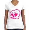Women's Fine Jersey V-Neck Tee Women's Fine Jersey V-Neck Tee Thumbnail