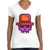 Women's Fine Jersey V-Neck Tee Women's Fine Jersey V-Neck Tee Thumbnail