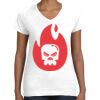 Women's Fine Jersey V-Neck Tee Women's Fine Jersey V-Neck Tee Thumbnail