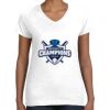 Women's Fine Jersey V-Neck Tee Women's Fine Jersey V-Neck Tee Thumbnail