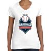 Women's Fine Jersey V-Neck Tee Women's Fine Jersey V-Neck Tee Thumbnail
