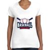 Women's Fine Jersey V-Neck Tee Women's Fine Jersey V-Neck Tee Thumbnail