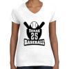 Women's Fine Jersey V-Neck Tee Women's Fine Jersey V-Neck Tee Thumbnail