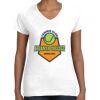 Women's Fine Jersey V-Neck Tee Women's Fine Jersey V-Neck Tee Thumbnail