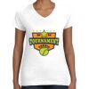 Women's Fine Jersey V-Neck Tee Women's Fine Jersey V-Neck Tee Thumbnail