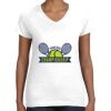 Women's Fine Jersey V-Neck Tee Women's Fine Jersey V-Neck Tee Thumbnail