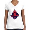 Women's Fine Jersey V-Neck Tee Women's Fine Jersey V-Neck Tee Thumbnail