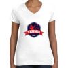 Women's Fine Jersey V-Neck Tee Women's Fine Jersey V-Neck Tee Thumbnail