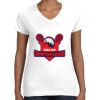 Women's Fine Jersey V-Neck Tee Women's Fine Jersey V-Neck Tee Thumbnail