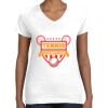 Women's Fine Jersey V-Neck Tee Women's Fine Jersey V-Neck Tee Thumbnail