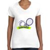 Women's Fine Jersey V-Neck Tee Women's Fine Jersey V-Neck Tee Thumbnail