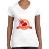 Women's Fine Jersey V-Neck Tee Women's Fine Jersey V-Neck Tee Thumbnail