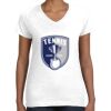 Women's Fine Jersey V-Neck Tee Women's Fine Jersey V-Neck Tee Thumbnail