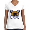 Women's Fine Jersey V-Neck Tee Women's Fine Jersey V-Neck Tee Thumbnail