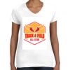 Women's Fine Jersey V-Neck Tee Women's Fine Jersey V-Neck Tee Thumbnail