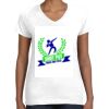Women's Fine Jersey V-Neck Tee Women's Fine Jersey V-Neck Tee Thumbnail