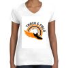 Women's Fine Jersey V-Neck Tee Women's Fine Jersey V-Neck Tee Thumbnail