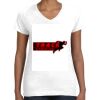 Women's Fine Jersey V-Neck Tee Women's Fine Jersey V-Neck Tee Thumbnail