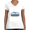 Women's Fine Jersey V-Neck Tee Women's Fine Jersey V-Neck Tee Thumbnail