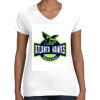 Women's Fine Jersey V-Neck Tee Women's Fine Jersey V-Neck Tee Thumbnail