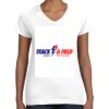 Women's Fine Jersey V-Neck Tee Women's Fine Jersey V-Neck Tee Thumbnail