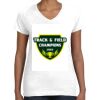 Women's Fine Jersey V-Neck Tee Women's Fine Jersey V-Neck Tee Thumbnail