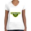 Women's Fine Jersey V-Neck Tee Women's Fine Jersey V-Neck Tee Thumbnail