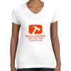 Women's Fine Jersey V-Neck Tee Women's Fine Jersey V-Neck Tee Thumbnail