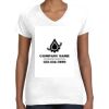 Women's Fine Jersey V-Neck Tee Women's Fine Jersey V-Neck Tee Thumbnail