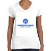 Women's Fine Jersey V-Neck Tee Women's Fine Jersey V-Neck Tee Thumbnail