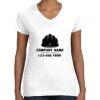 Women's Fine Jersey V-Neck Tee Women's Fine Jersey V-Neck Tee Thumbnail