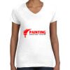 Women's Fine Jersey V-Neck Tee Women's Fine Jersey V-Neck Tee Thumbnail