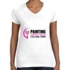 Women's Fine Jersey V-Neck Tee Women's Fine Jersey V-Neck Tee Thumbnail