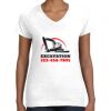 Women's Fine Jersey V-Neck Tee Women's Fine Jersey V-Neck Tee Thumbnail