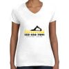 Women's Fine Jersey V-Neck Tee Women's Fine Jersey V-Neck Tee Thumbnail