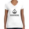 Women's Fine Jersey V-Neck Tee Women's Fine Jersey V-Neck Tee Thumbnail