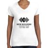 Women's Fine Jersey V-Neck Tee Women's Fine Jersey V-Neck Tee Thumbnail