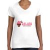 Women's Fine Jersey V-Neck Tee Women's Fine Jersey V-Neck Tee Thumbnail
