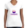 Women's Fine Jersey V-Neck Tee Women's Fine Jersey V-Neck Tee Thumbnail