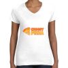 Women's Fine Jersey V-Neck Tee Women's Fine Jersey V-Neck Tee Thumbnail