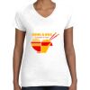 Women's Fine Jersey V-Neck Tee Women's Fine Jersey V-Neck Tee Thumbnail
