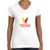 Women's Fine Jersey V-Neck Tee Women's Fine Jersey V-Neck Tee Thumbnail