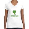 Women's Fine Jersey V-Neck Tee Women's Fine Jersey V-Neck Tee Thumbnail
